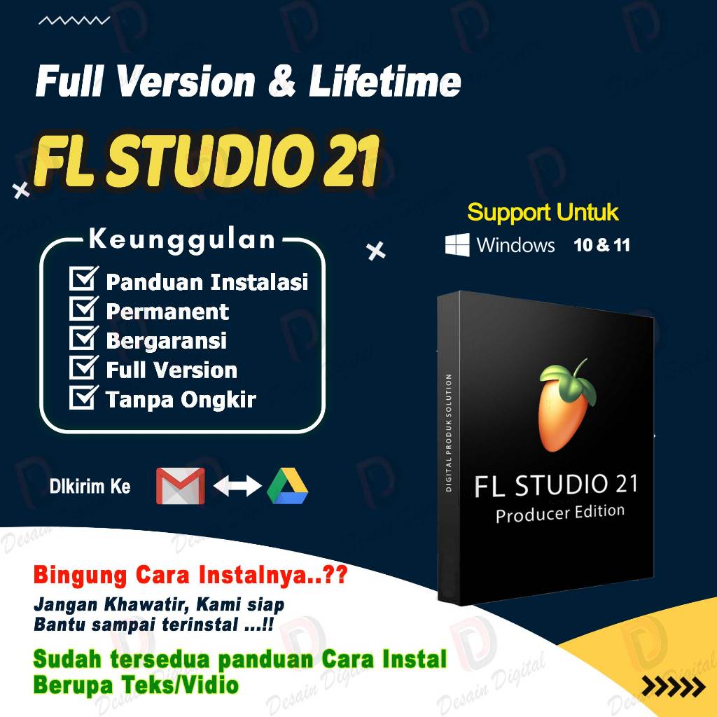 Software FL Studio 21 Full Version Terbaru + Flex Extensions Plugins v21.2.3
