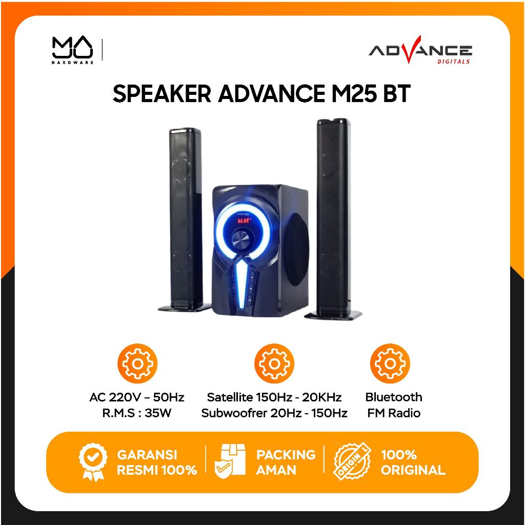 Speaker Advance M25BT - Garansi Resmi