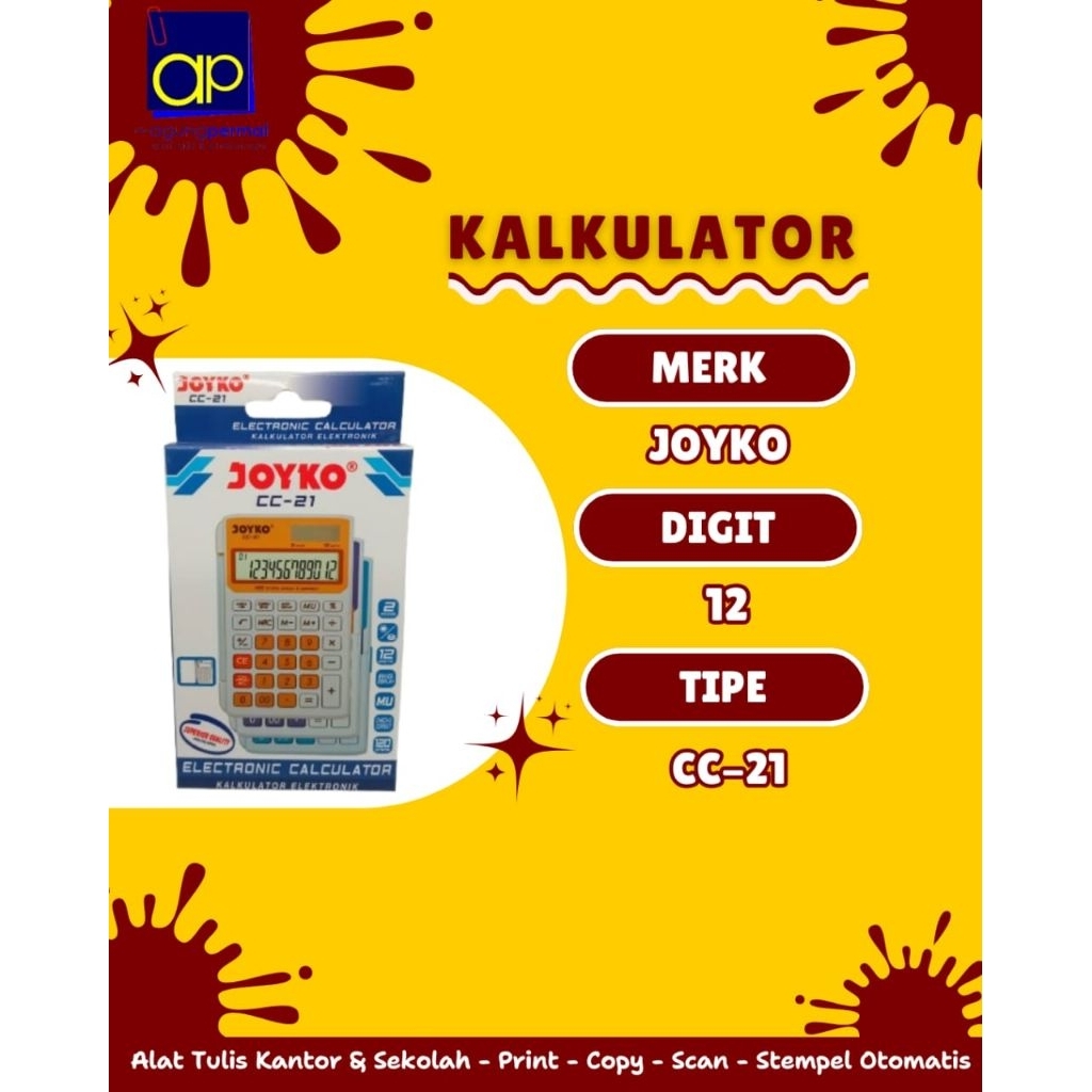 Kalkulator Joyko CC-21 12 Digit