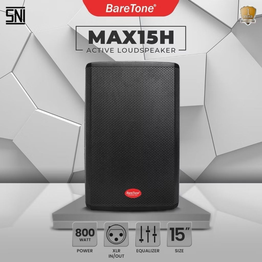 Speaker Aktif Baretone Max15H Original Speaker Aktif 15inch 800watt