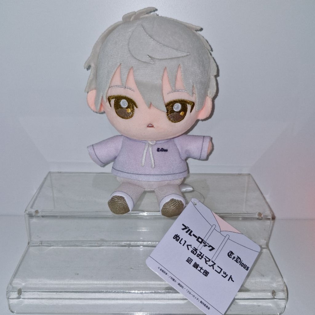 Boneka Anime Chibigurumi Calm Sea Bluelock X Right-On Ballchain Seishiro Nagi Seishiro Bluelock Plus