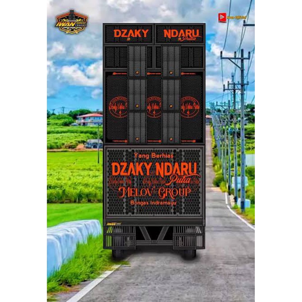 Miniatur sound singa dangdut (CUSTOM) xtreme pratama