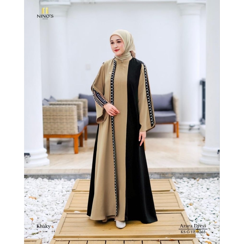 Azara Dress by Ninos Design Original - Dress dengan Bahan yurizu by NINOS