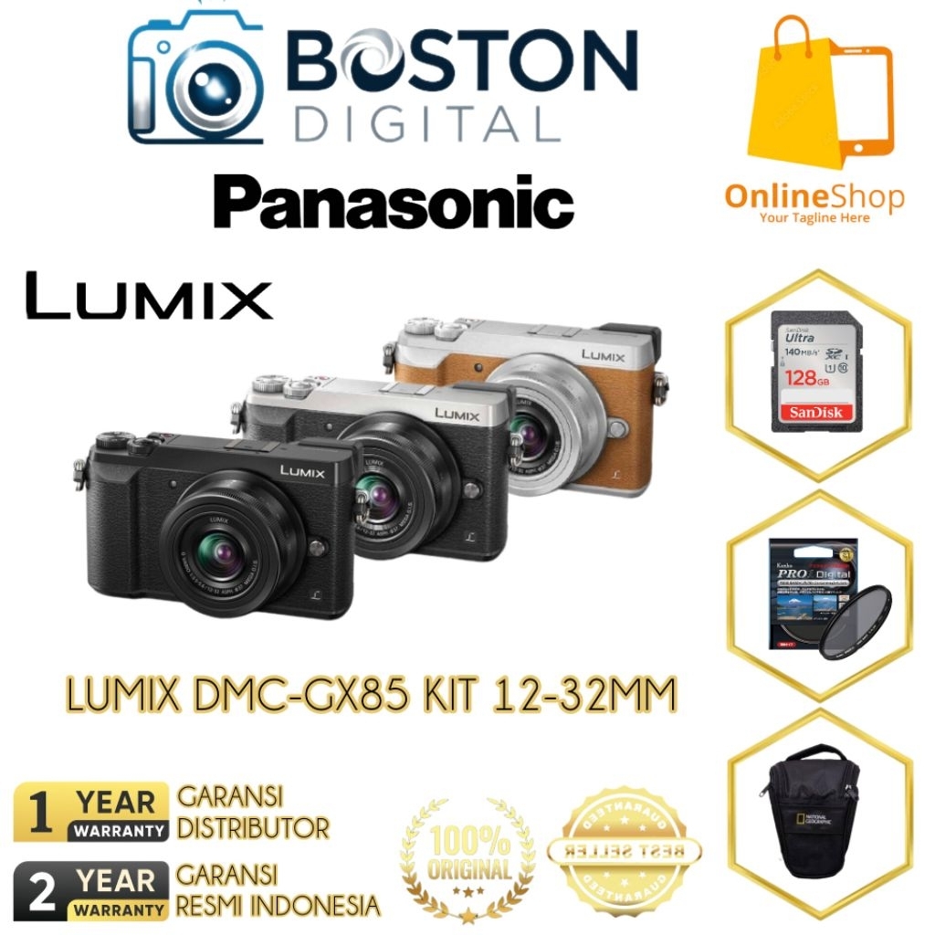 PANASONIC LUMIX DMC-GX85 KIT 12-32MM / LUMIX DMC-GX85 KIT 12-32MM / PANASONIC  GX85 BODY ONLY