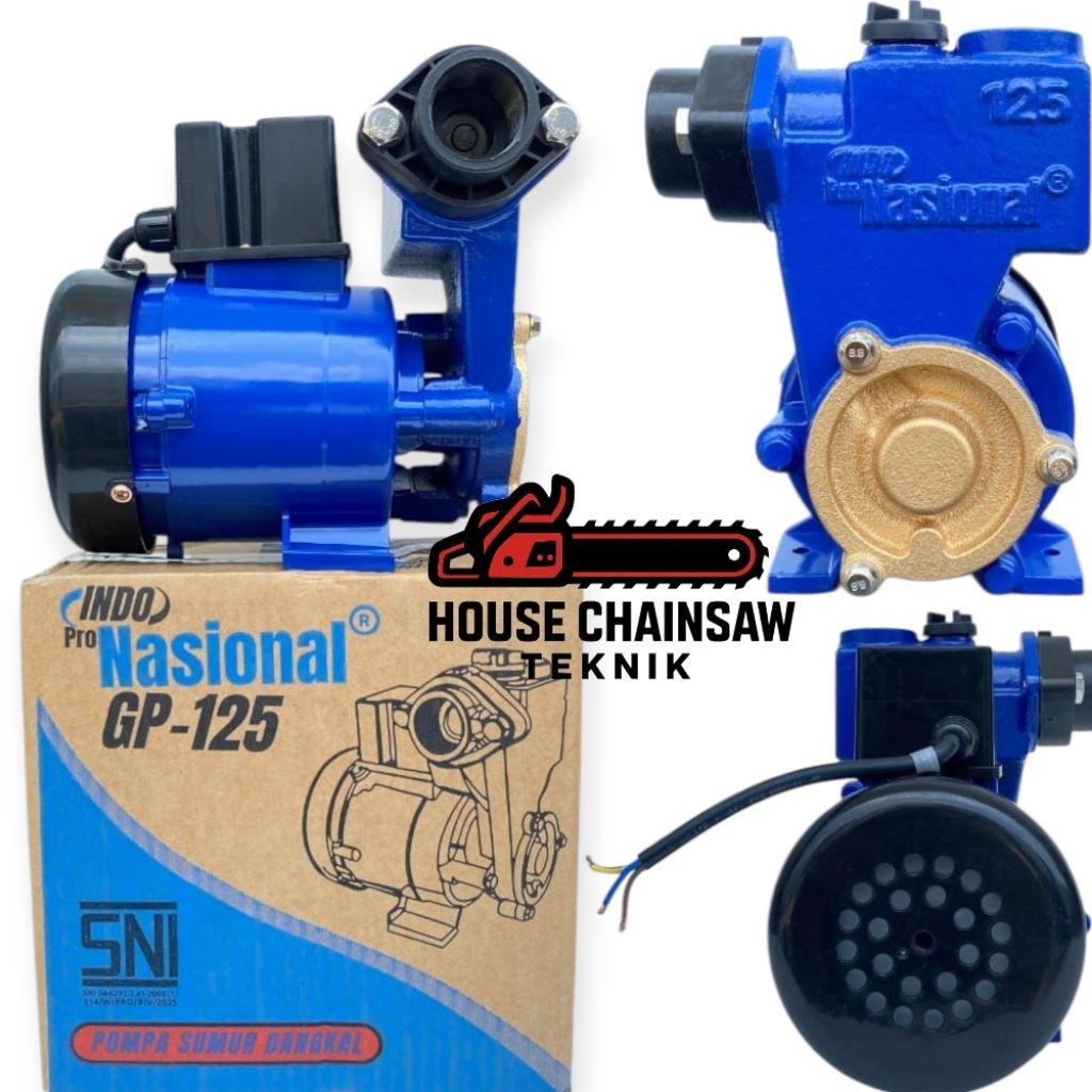 POMPA AIR SUMUR NASIONAL GP 125/POMPA AIR SUMUR NASIONAL MANUAL GP 125 SNI