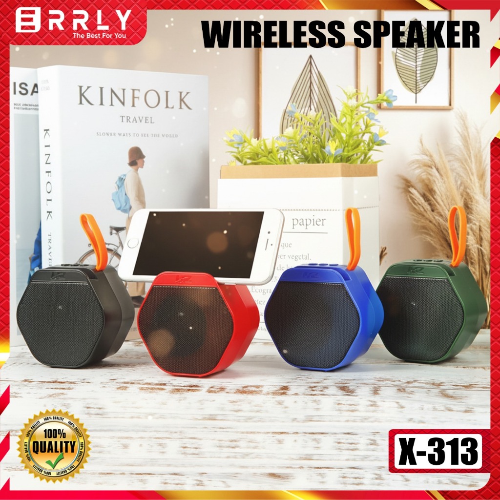 Speaker Wireless Mini Disco X-313 Super Bass || Bluetooth Portable Speaker X-313 Extra Bass