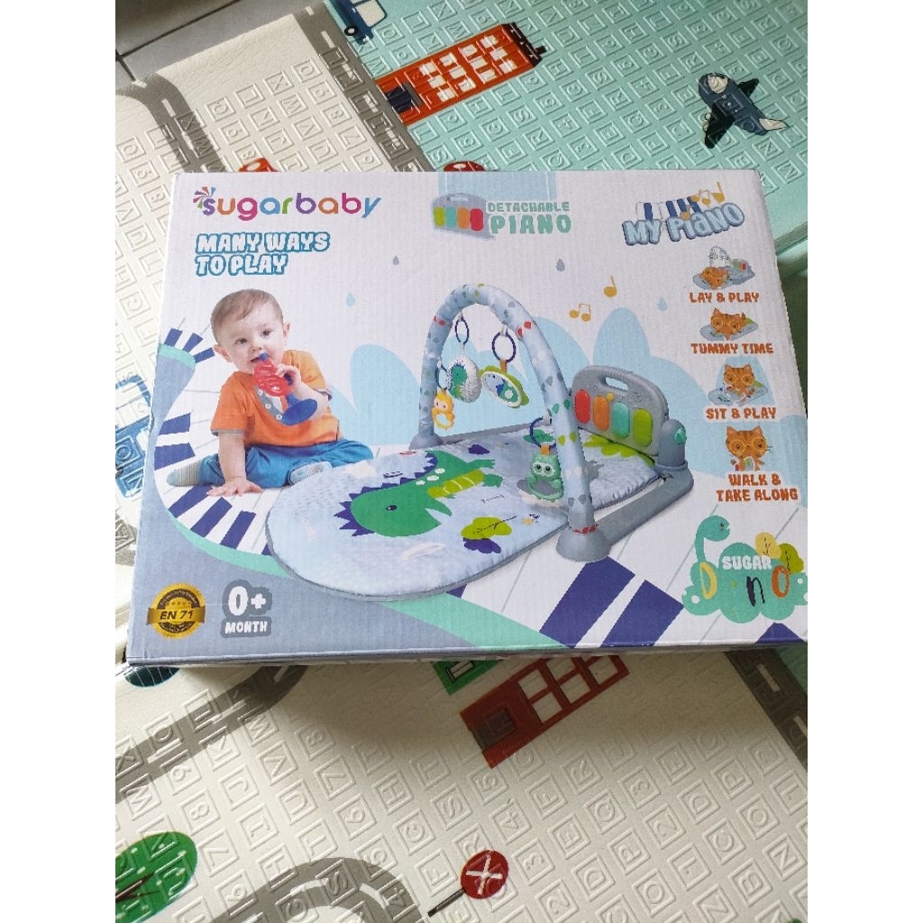 Sugar Baby All in 1 Piano Playmat Preloved Like New