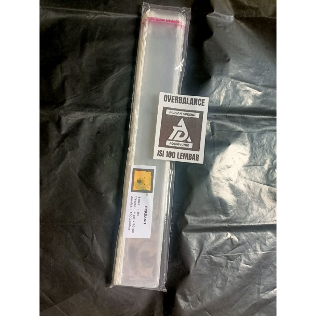 Plastik Opp 4 x 30 seal-tebal - Plastik Opp 4x30 Stick, Toys & Souvenir