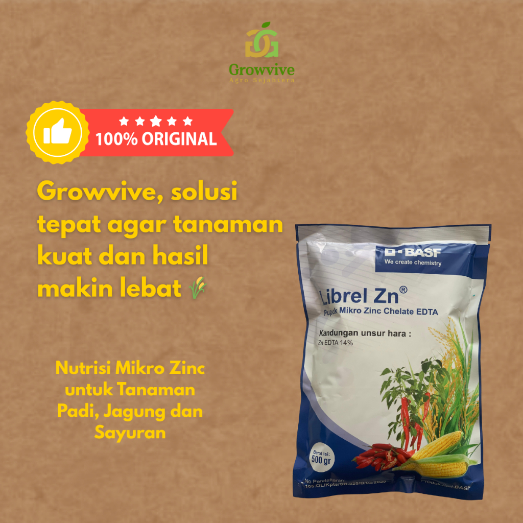Pupuk Mikro Librel Zn REPACK 500 gr untuk Tanaman Hidroponik