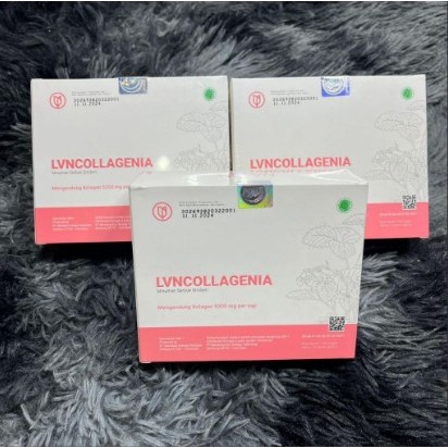LVN Collagenia Kolagen Strawberry Original 1 Box Isi 10 Saset