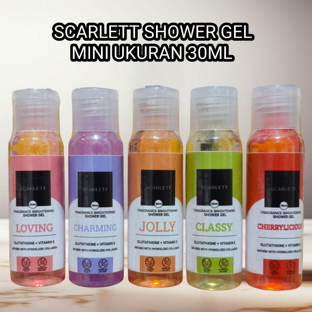 Sabun Scarlett mini 30ml shower gel