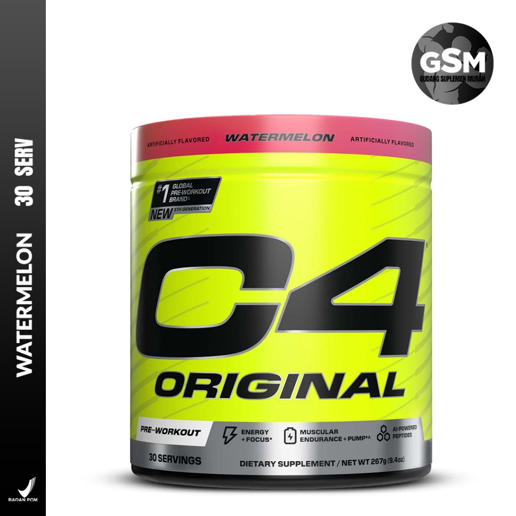 Cellucor C4 Original Pre Workout PWO 30 Serving Suplemen Gym