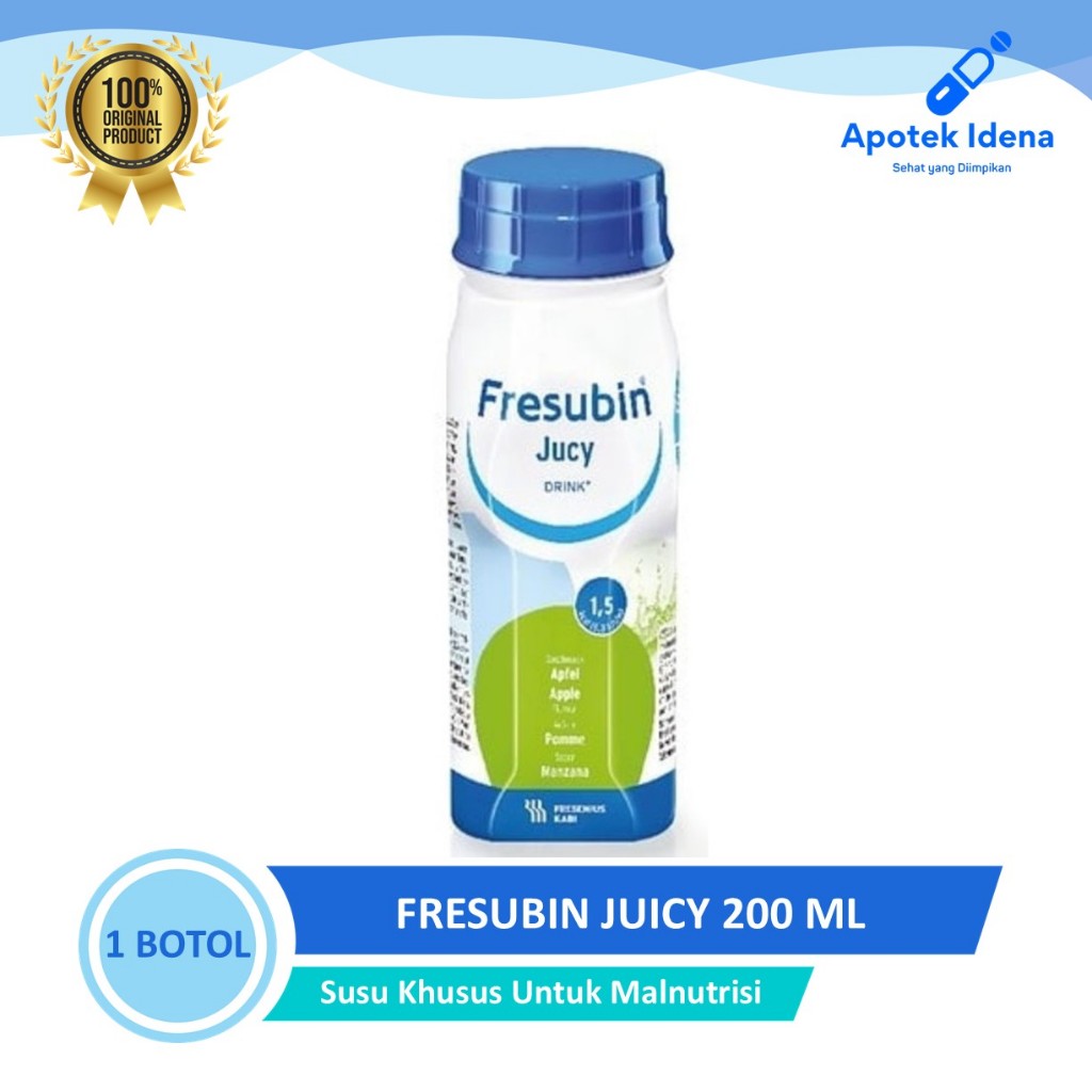 FRESUBIN JUCY 200 ml padat Gizi Tinggi Protein dan susu tinggi kalori