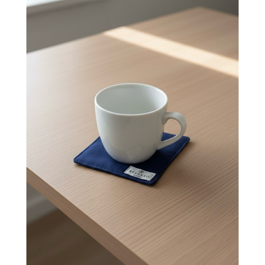 RYAGAKO KOSUTA Fabric Coaster Glass Cotton Coaster Koaster Gelas Tatakan Gelas Kain Aesthetic Dekora