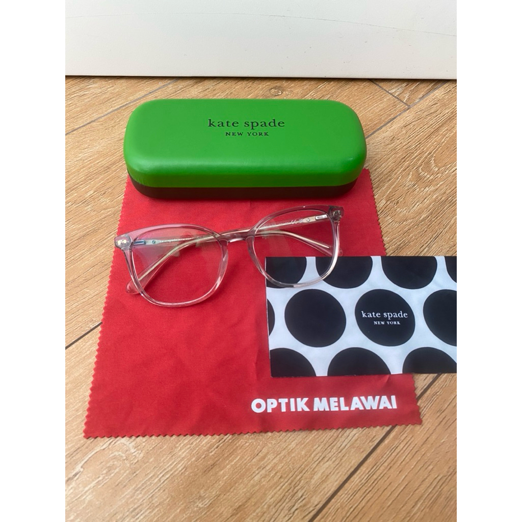 baru beli 2 bln preloved pribadi frame kacamata minus kate spade