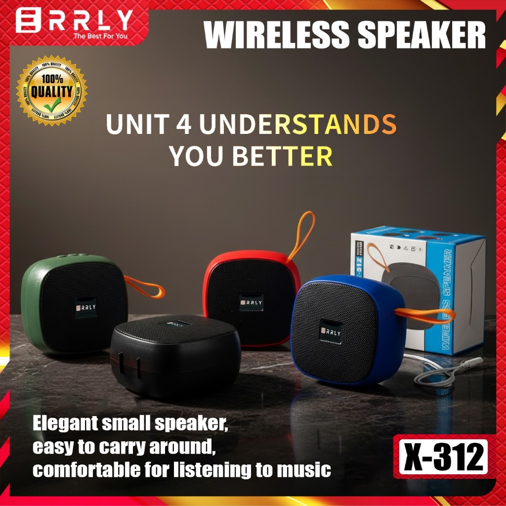 Speaker Blutooth Wireless Mini X 312 Speaker Portable X 312 Bass