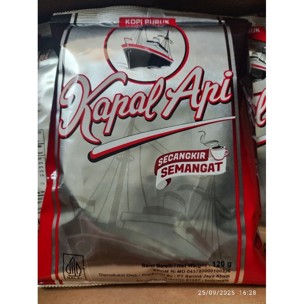 Kapal Api Silver 120gr (Kopi Bubuk kapal api silver)