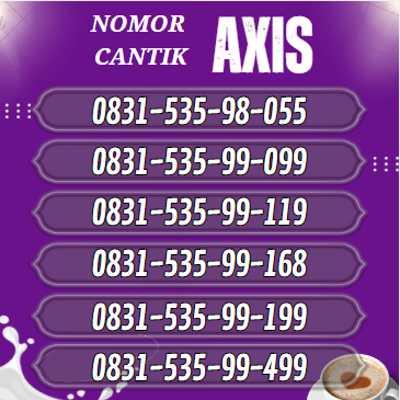 PROMO KARTU PERDANA AXIS CANTIK SPESIAL / NOMOR AXIS CANTIK TERLARIS TERMURAH / PERDANA AXIS CANTIK 