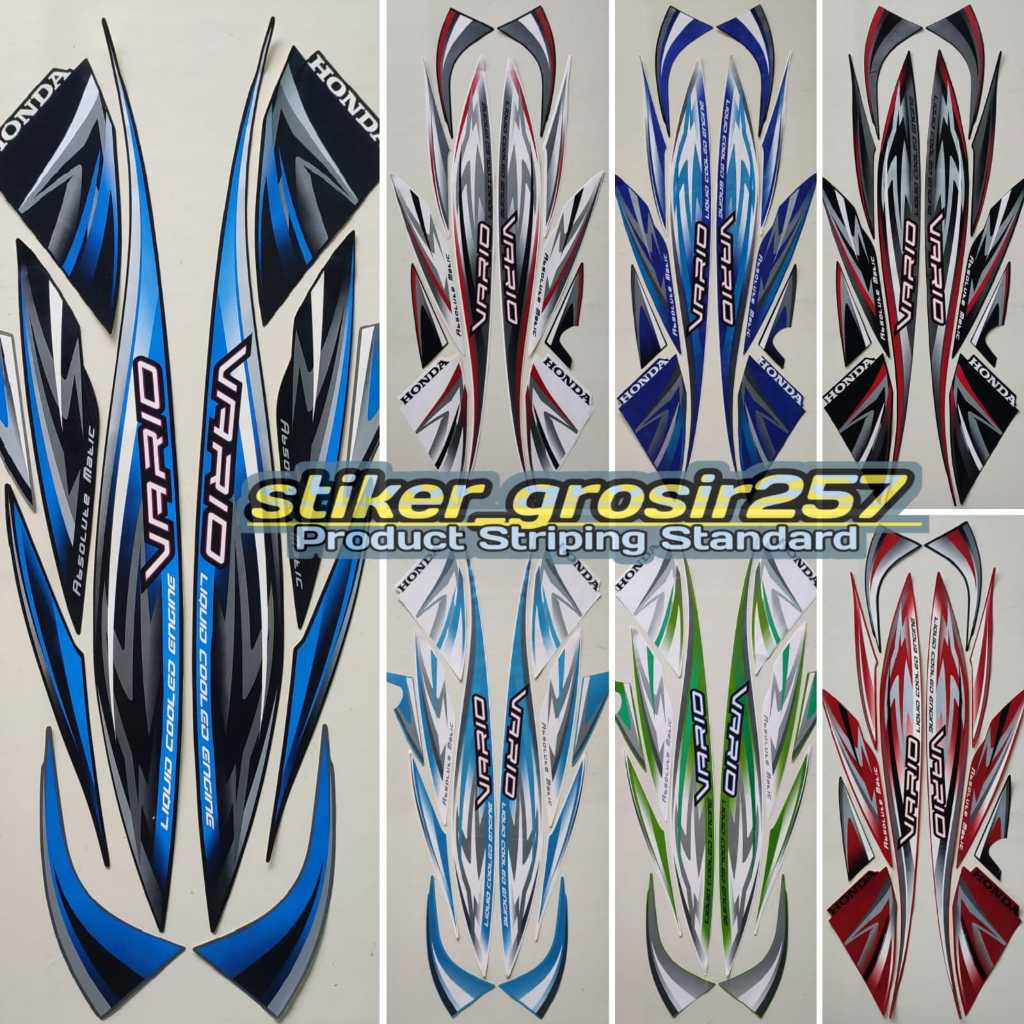 STRIPING VARIO 110 2012 2013 CW | stiker motor honda vario 110 karbu long