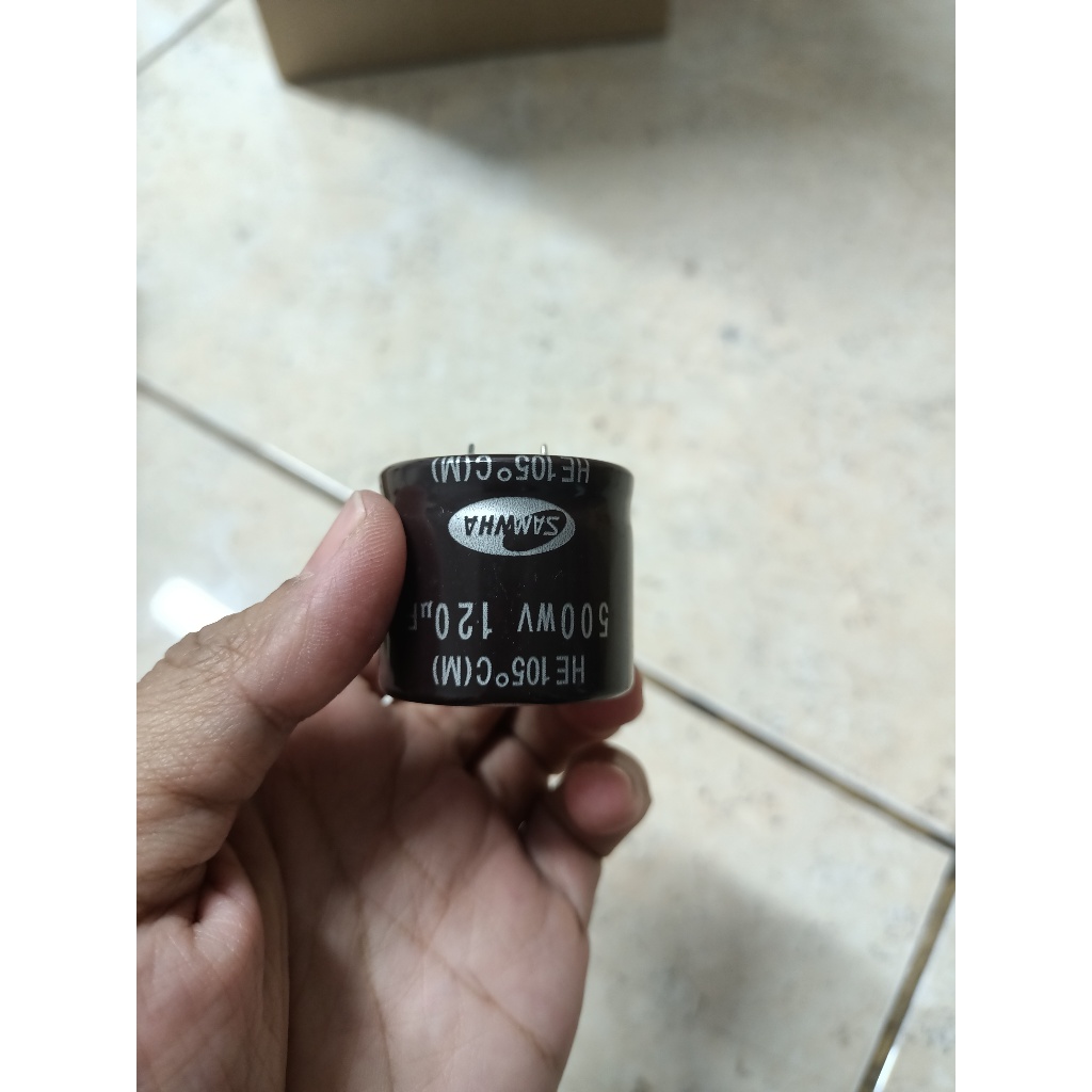 Elco Kapasitor 500V-120UF Samwha