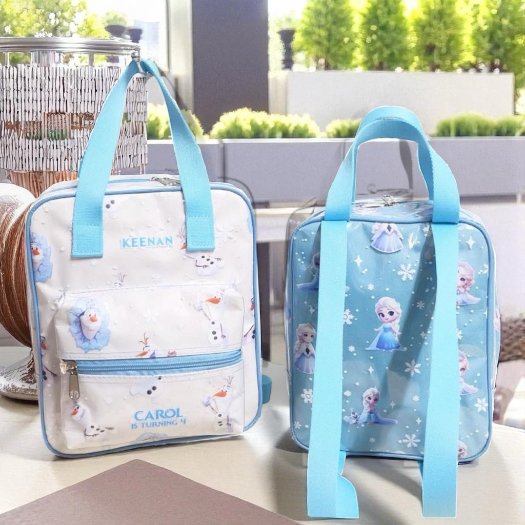 Baydo Retro Mini Backpack Custome Gambar dan Nama, Souvenir Ulang Tahun, Tas Promosi Perusahaan [SO-