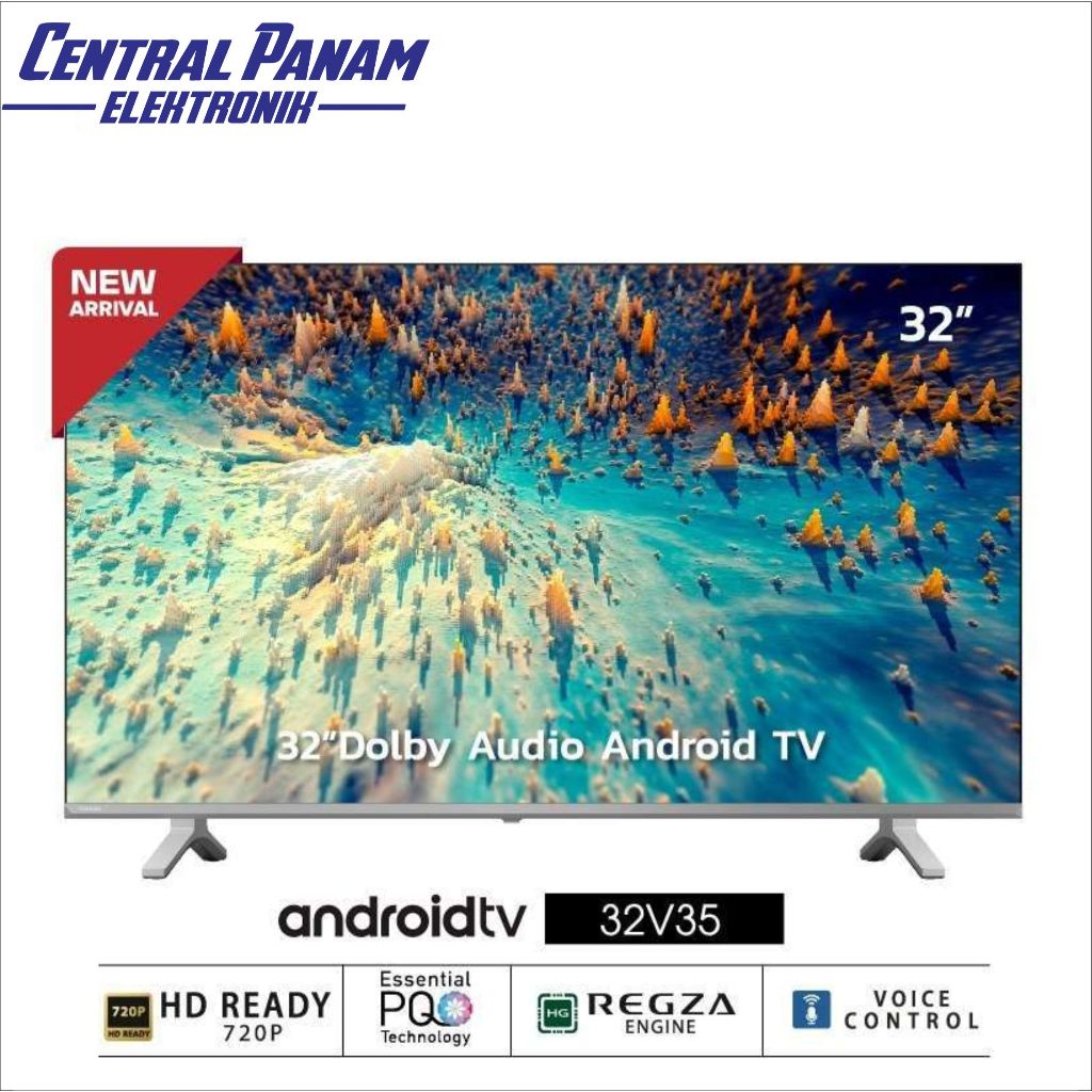 TOSHIBA 32Inch HD ANDROID SMART TV 32V35KP Central Panam Elektronik