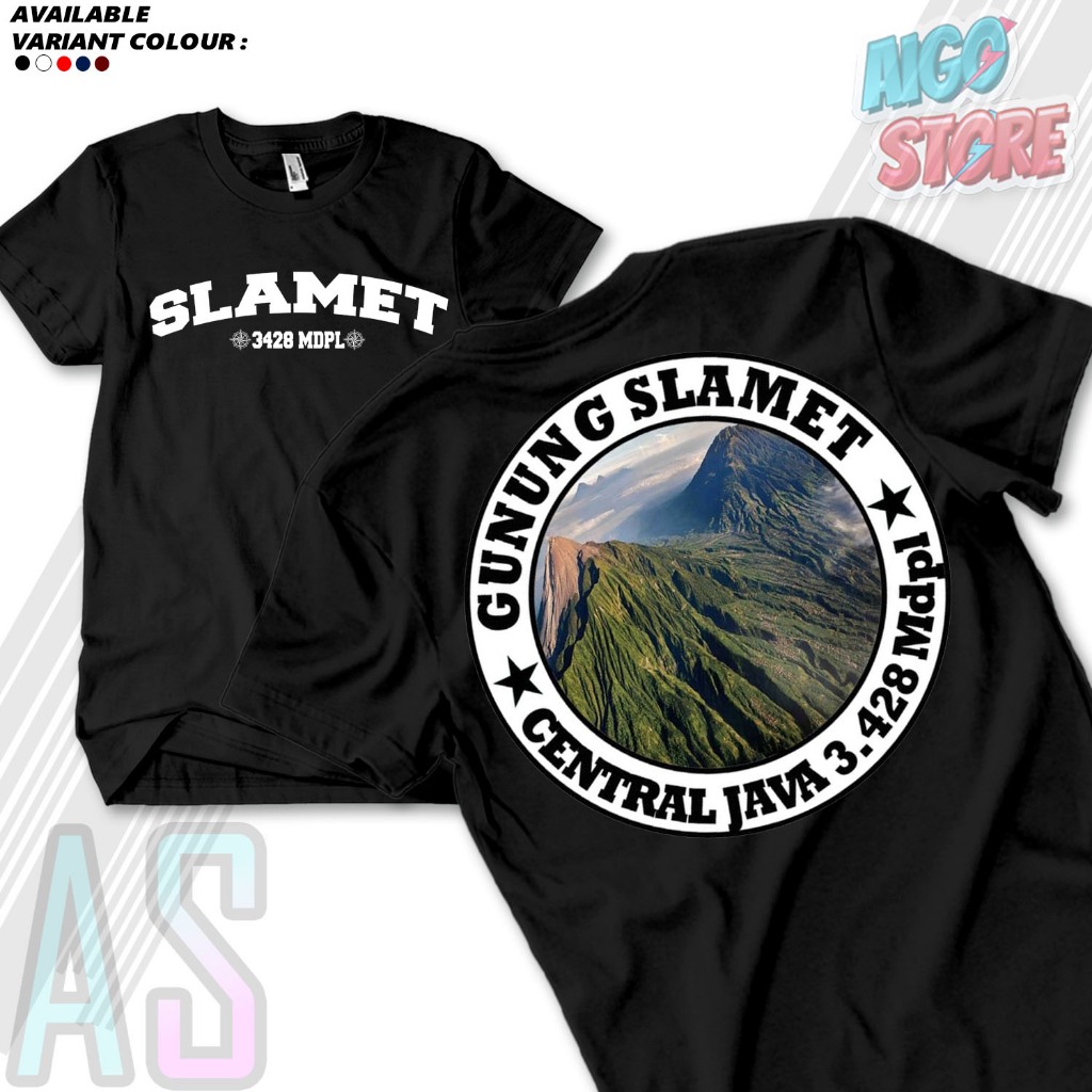 Kaos Pendaki GUNUNG SLAMET kaos gunung slamet terbaru aigostore89