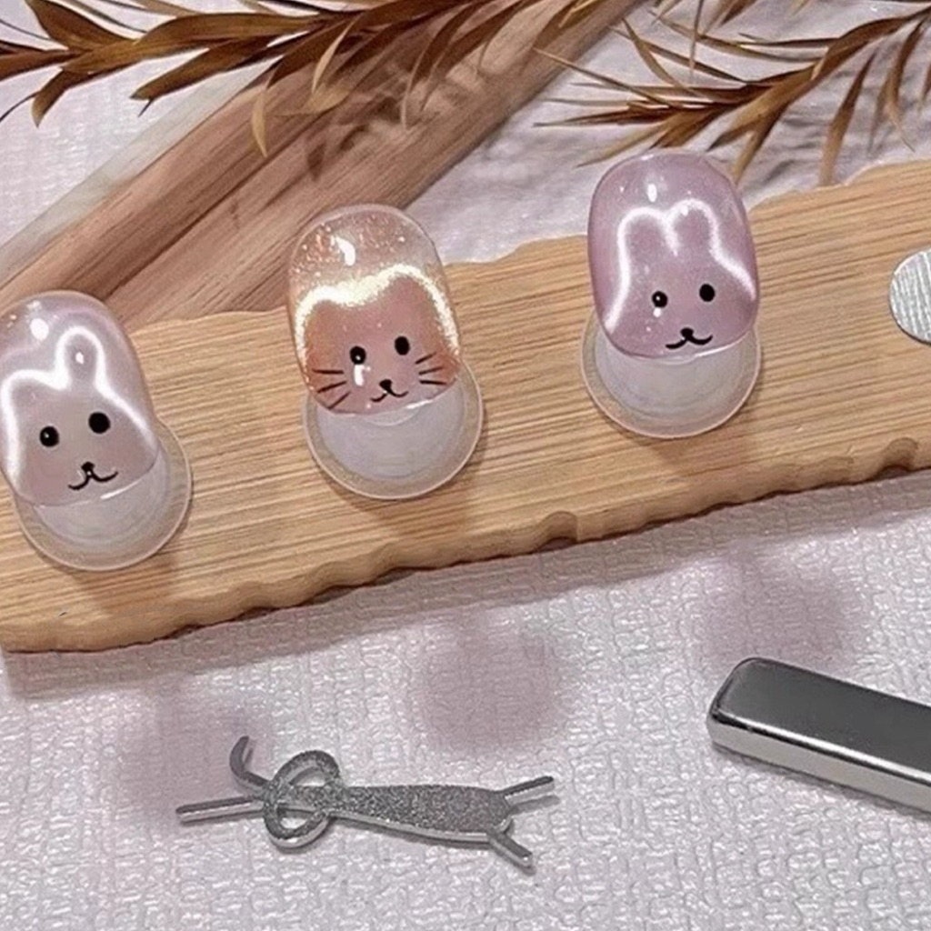 Kawat Besi Rabbit Cat Eye Nail Art/Besi Rabbit Cat Eye Nail Art