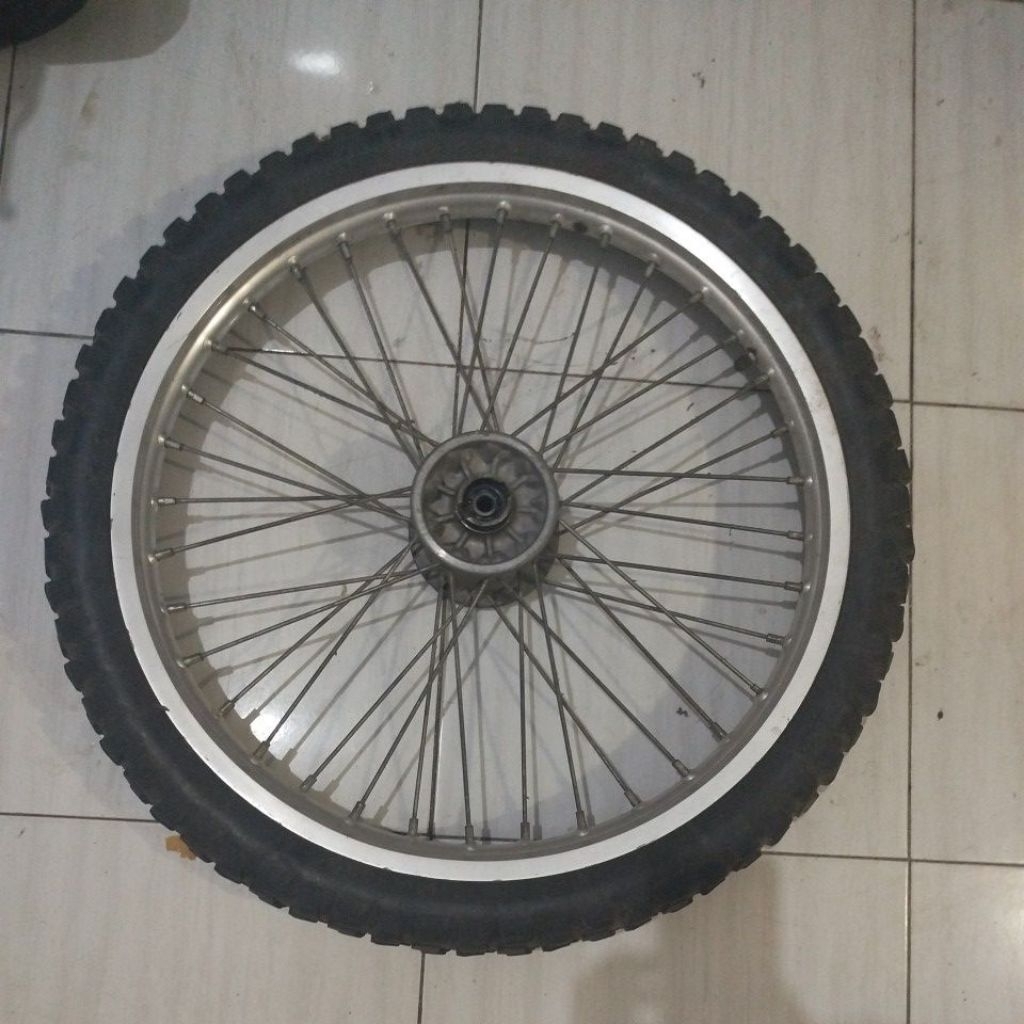 Velg KLX BF Ori copotan ring 21/18 Depan Belakang