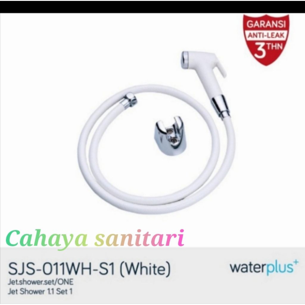 Jet shower waterplus putih / Jet shower waterplus crome kamar mandi