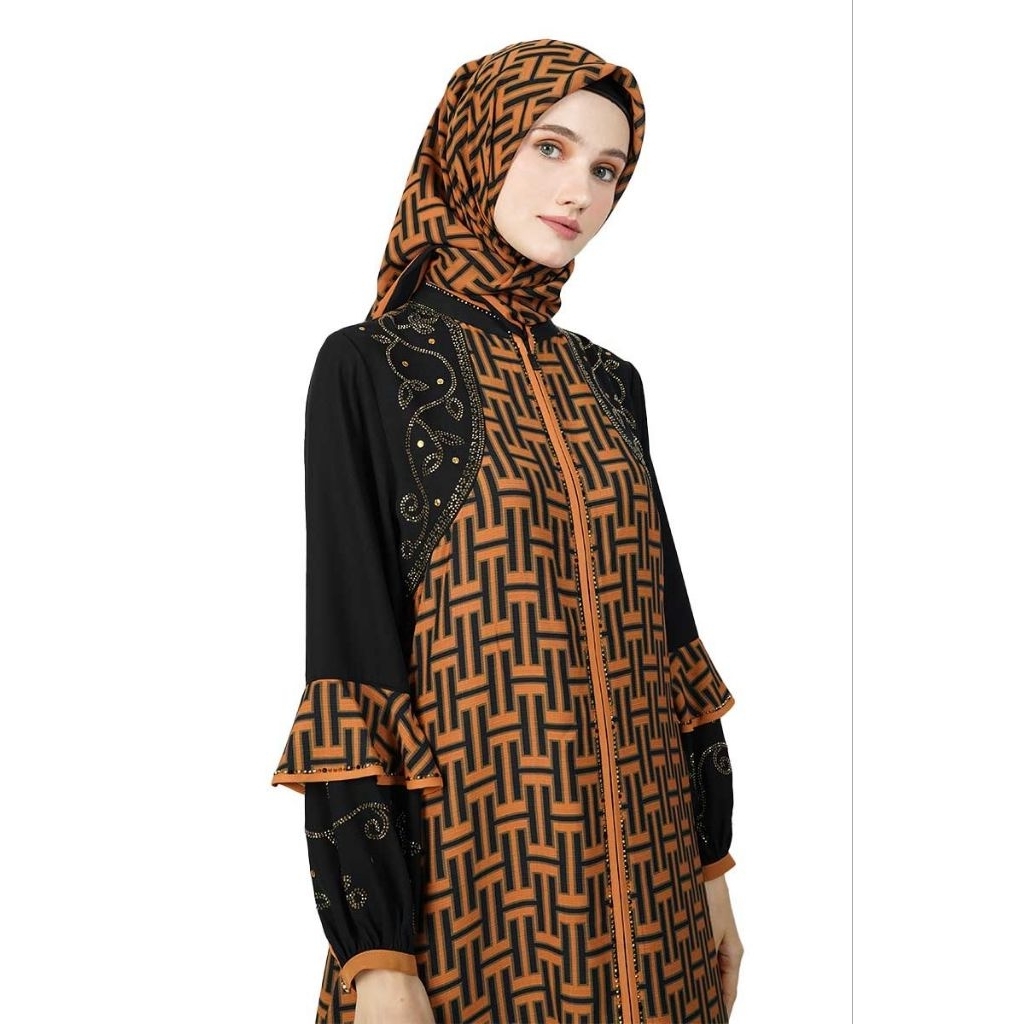 Terbaru Abaya Hikmat A9211-03 Original