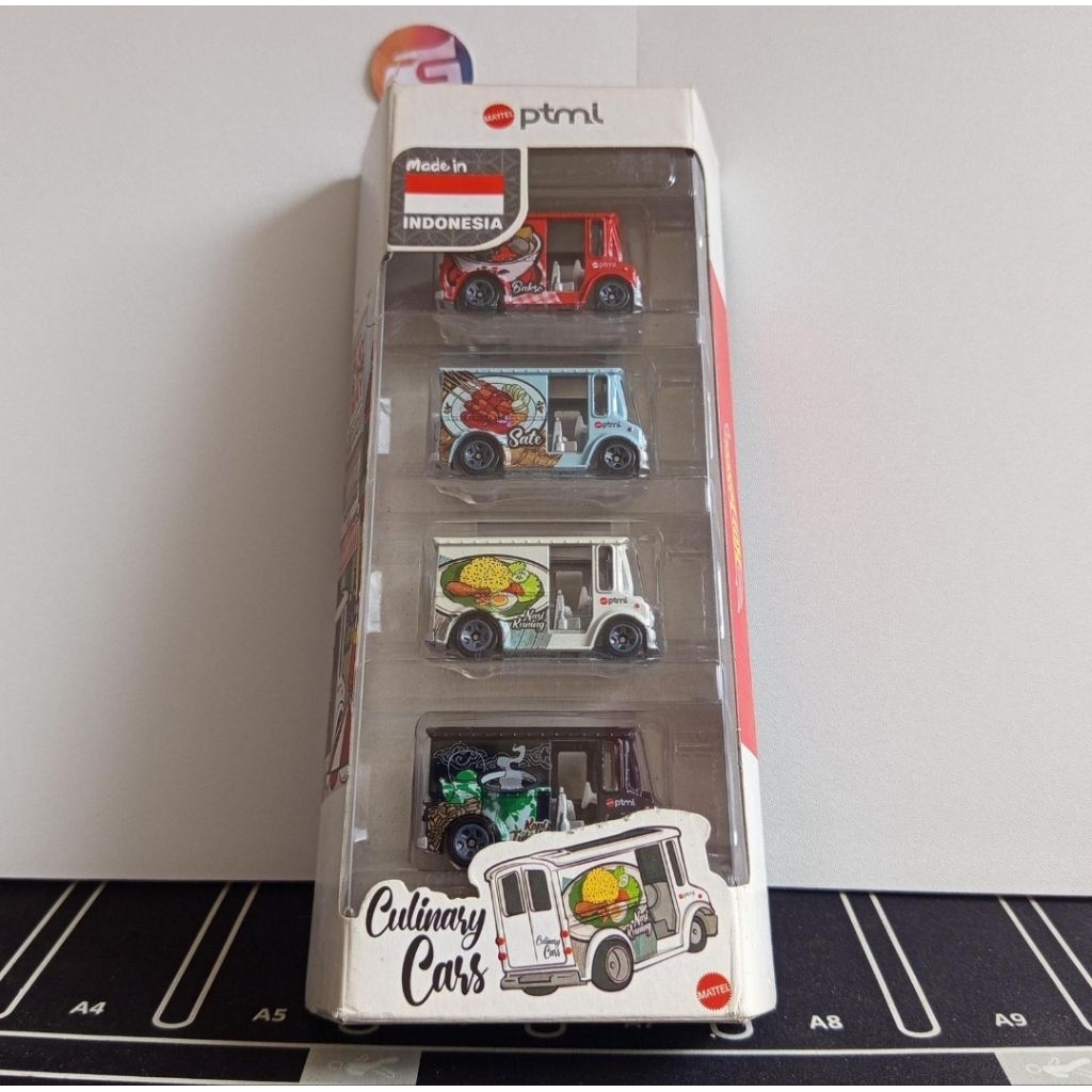 Hot wheels PTMI gift pack culinary cars indonesia limited edition