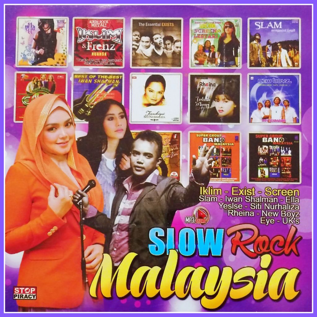 Kaset MP3 Lagu Pop Slow Rock Malaysia Campuran Album Abadi Sepanjang Masa