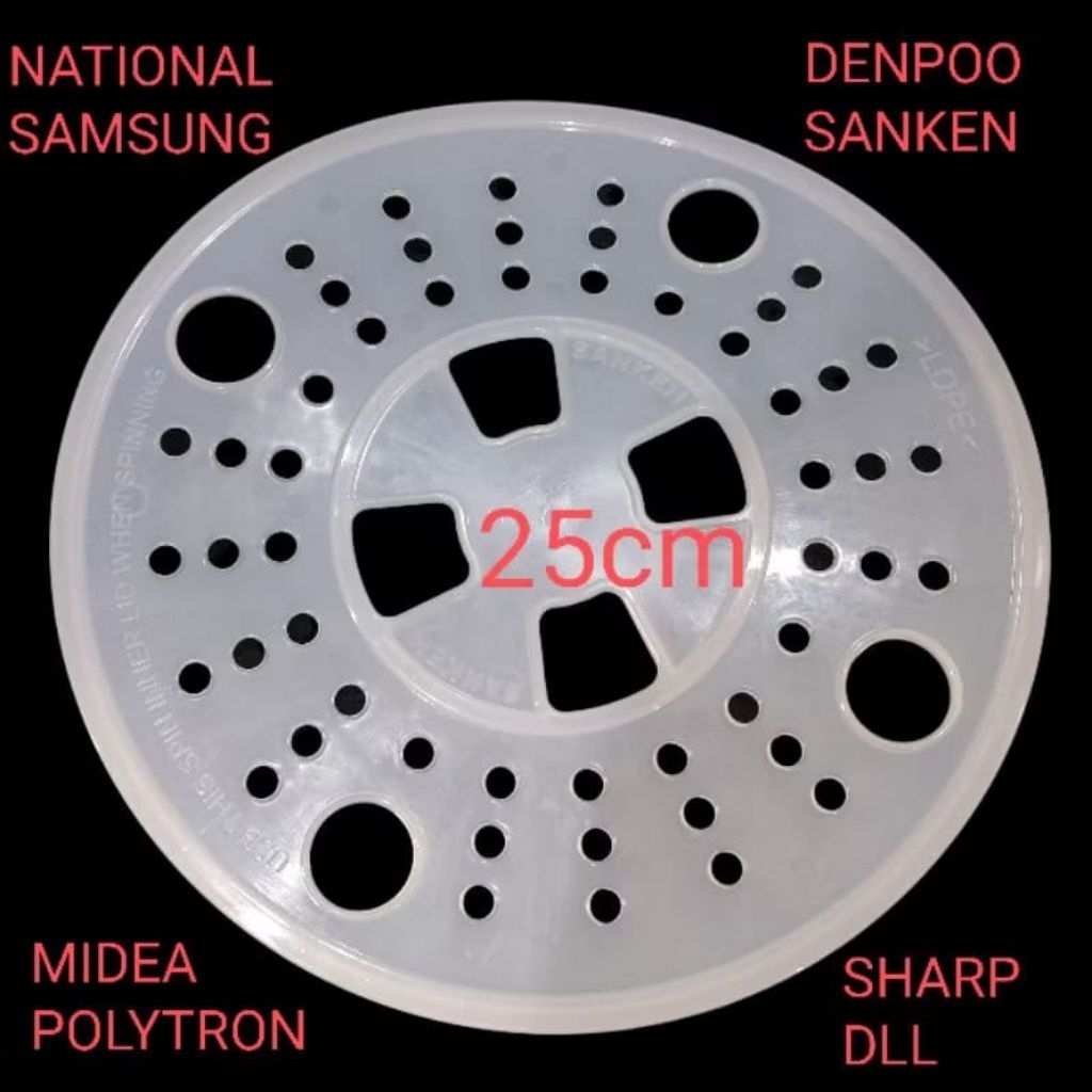 Tutup Spiner Pengering Mesin Cuci Dua Tabung 8-10 Kg