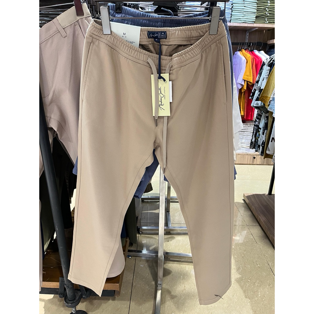 CELANA PANJANG KARET ANKLE PANTS ANDREW SMITH ORI 100%