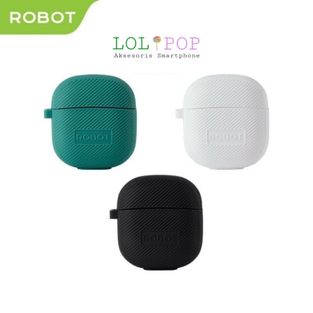 Robot Case Airbuds T60 Silicone Pelindung