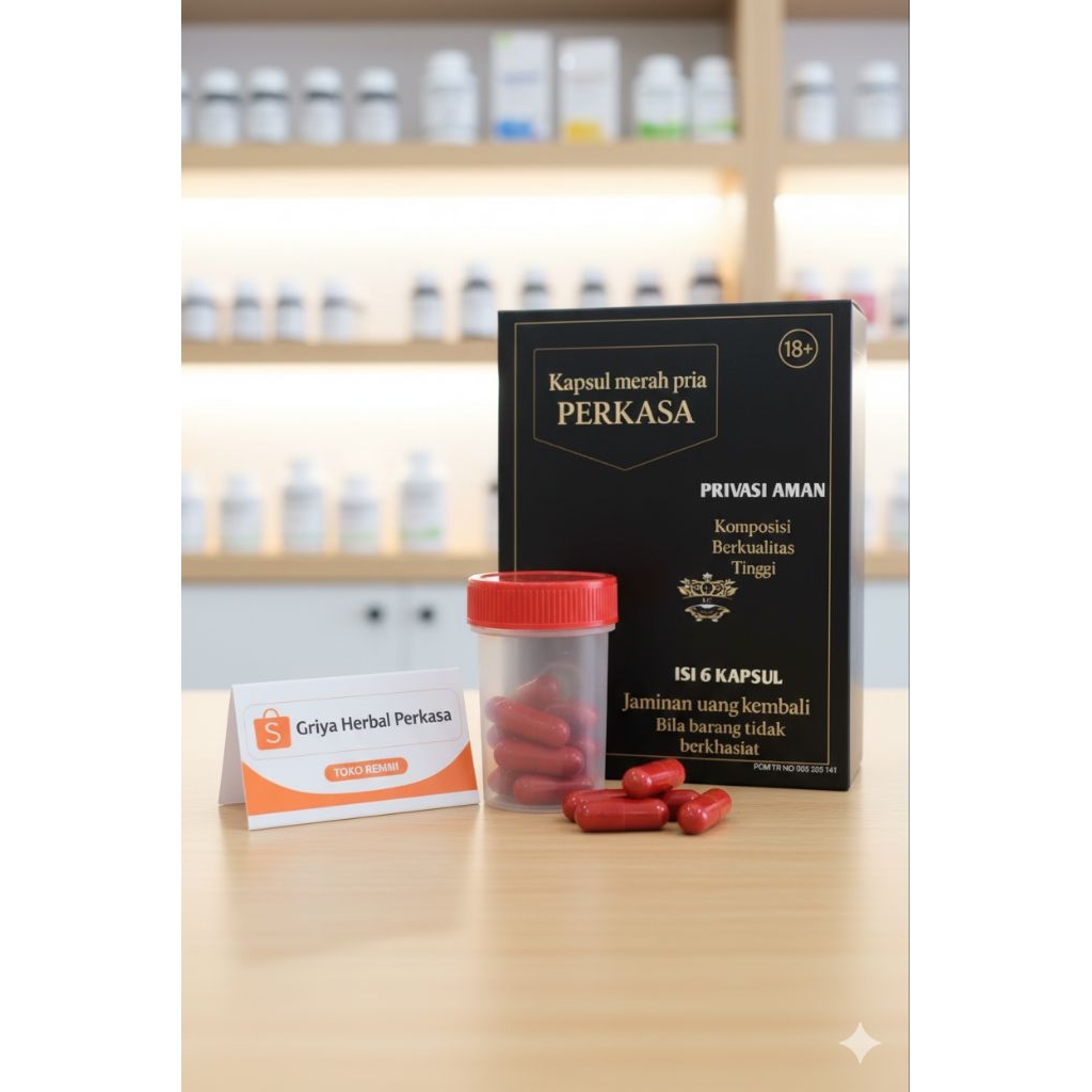 Kapsul Perkasa Merah Marun Madu bubuk merah maroon ( Kapsul Cinta )
