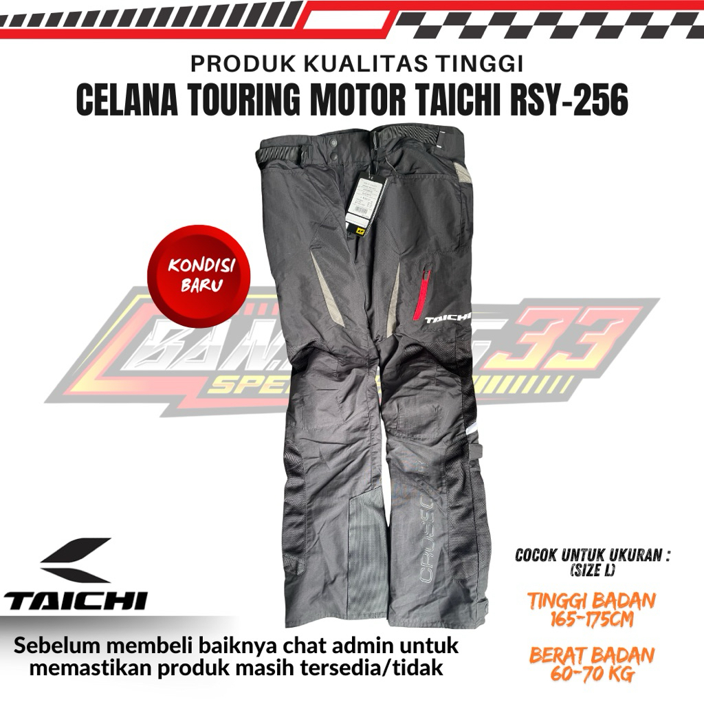 Celana Motor Touring/Riding RS-TAICHI RSY-256 ORIGINAL