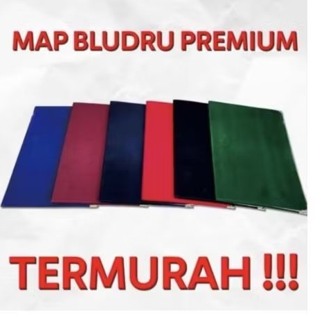 Map beludru siku kuningan Uk. F4 & A4