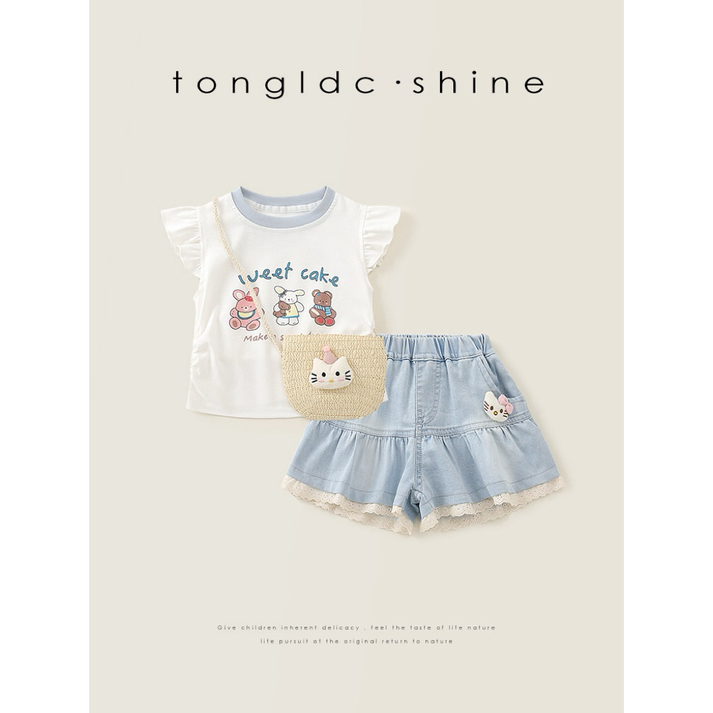 Summer Set with Bag / Set anak Perempuan