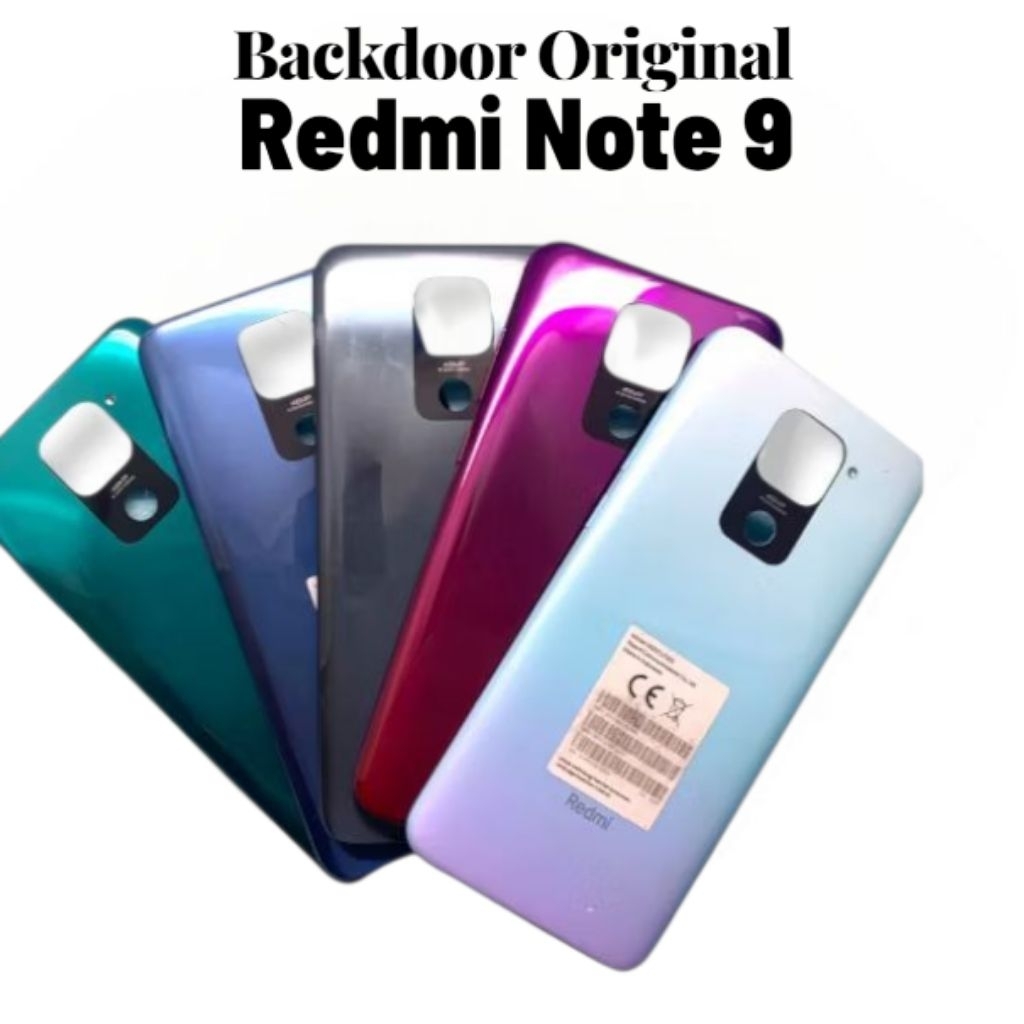 Backdoor Tutup Belakang Redmi Note 9 Original
