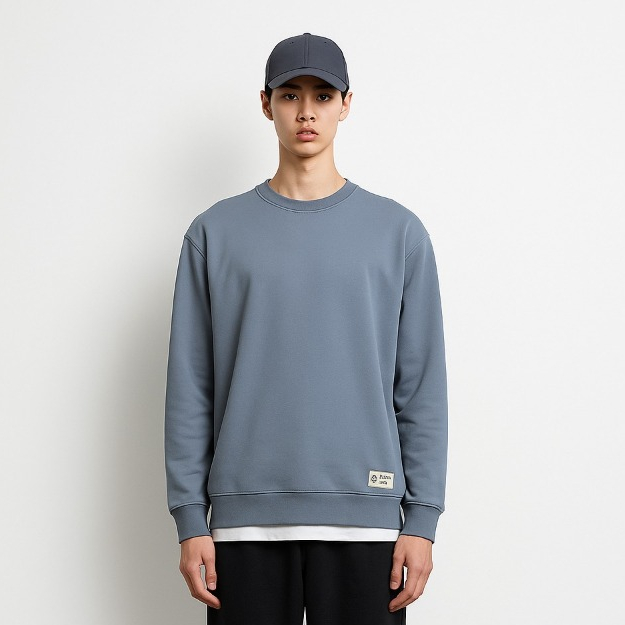 Spasmodic - Sweater Crewneck Polos Abu Denim