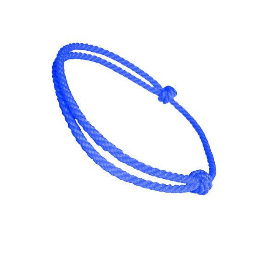 gelang persahabatan biru laut