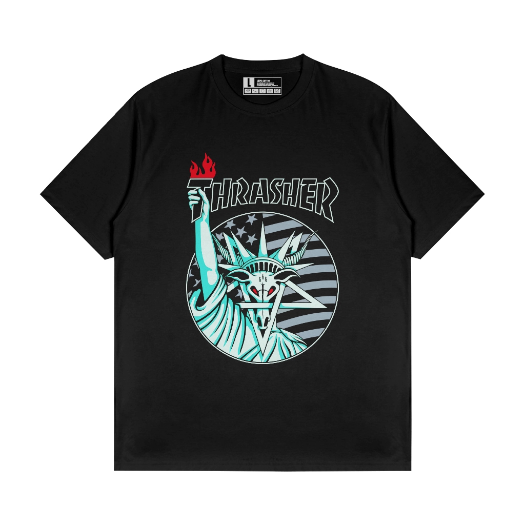 KAOS TRASHER LIBERTY / KAOS TRASHER SAKET BASIC / KAOS DISTRO TERLARIS