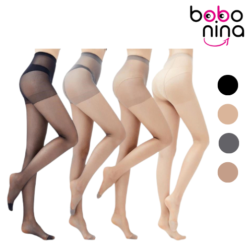 Ninabobo KK008 Celana Stocking Panjang Transparan Kulit Tipis Halus Pantyhose Stocking Sepinggang