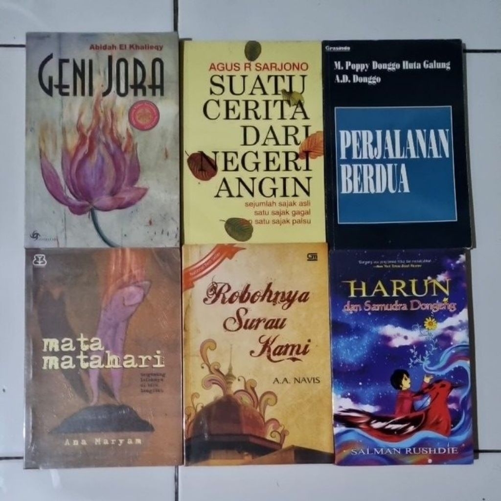 Buku Preloved ORIGINAL Bahasa Indonesia | Harun dan Samudera Dongeng by Salman Rushdie | Robohnya Su