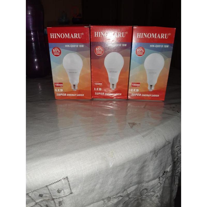 Lampu LED Hinomaru 18watt bolam lampu - Putih