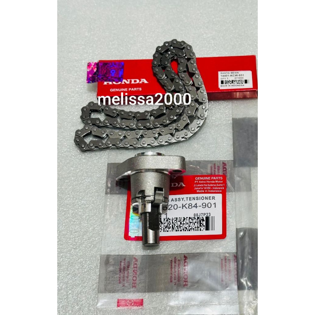 Tonjokan Keteng K84+Rantai Keteng KCW Megapro Monoshock Karbu Megapro Monoshock Injeksi New Verza 15