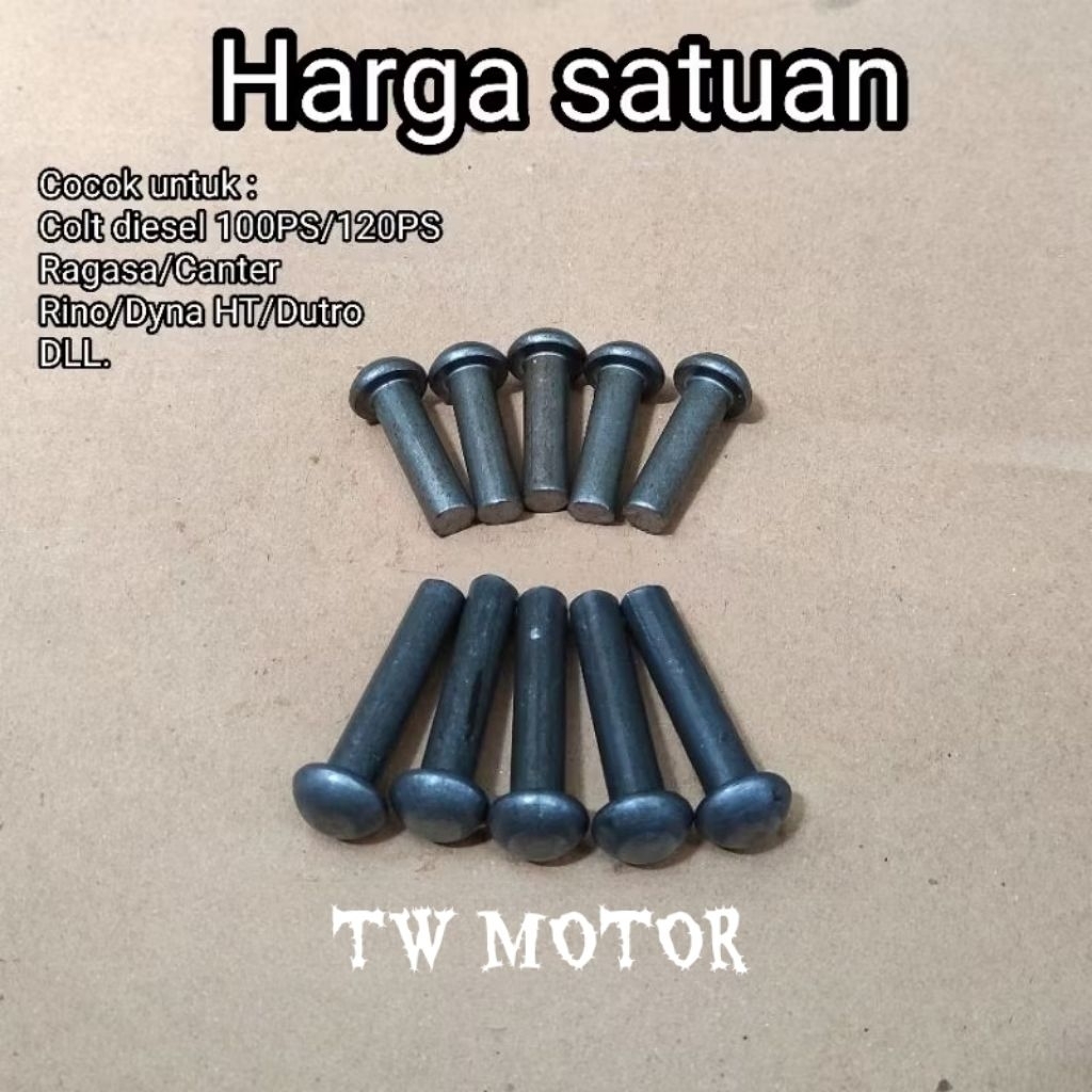 BAUT KELING CHASIS/PAKU KELING CHASIS UNIVERSAL 11MM (PANJANG 4,4CM)