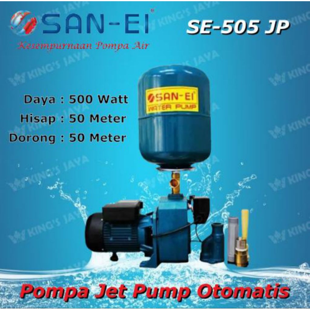Pompa Air Sumur Dalam Jetpump San-ei SE-505JP | NON TANKI
